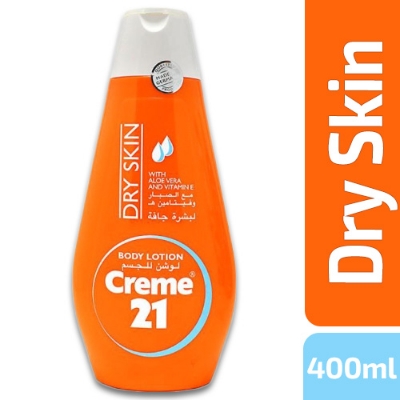 Picture of International Germany Product Crem 21 Vitamin E & Almond Oil Body Lotion for Ultra Dry Skin (400ml)
