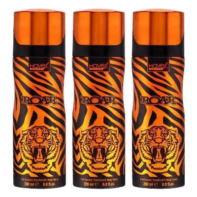 Picture of International Dubai Product HAVEX ROAR PERFUMED DEODORANT BODY SPRAY FOR MEN 200 ML
