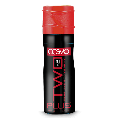 Picture of International Dubai Product COSMO DESIGNS PLUS TWO PERFUMED DEODORANT BODY SPRAY FOR MEN 200 ML