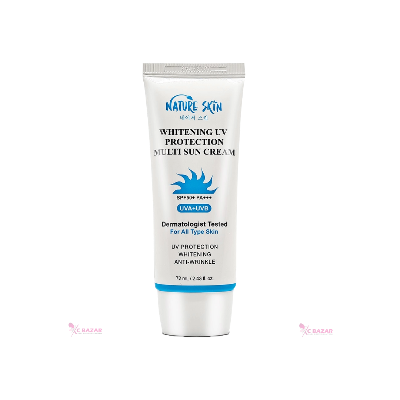 Picture of International Korean Product Skin care SUN CREAM Nature skin Whitening Uv sun Protection cream SPF 50+ used for male/female - 72 ml
