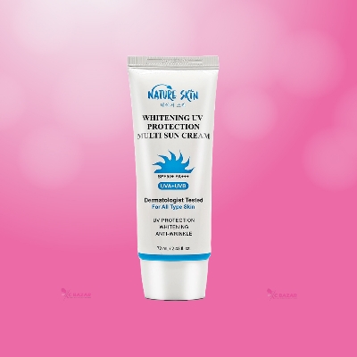 Picture of International Korean Product Skin care SUN CREAM Nature skin Whitening Uv sun Protection cream SPF 50+ used for male/female - 72 ml