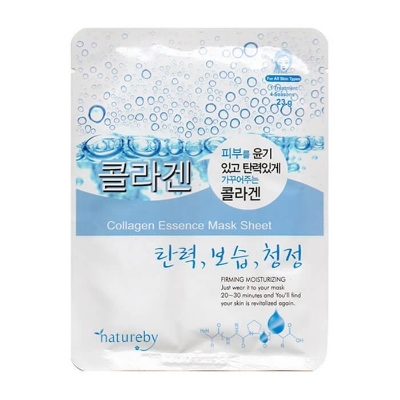 Picture of International Korean Product Skin care Natureby Collagen Essences mask sheet 10 piece used for male/female - 230 gm