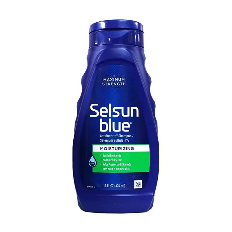 Picture of Selsun Blue Moisturizing with Aloe Dandruff Shampoo (325ml)