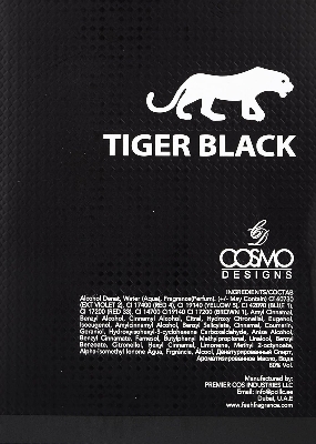 Picture of International Dubai Product Cosmo Designs Cosmo Tiger Black Eau De Toilette Spray Perfume for Men-100ml