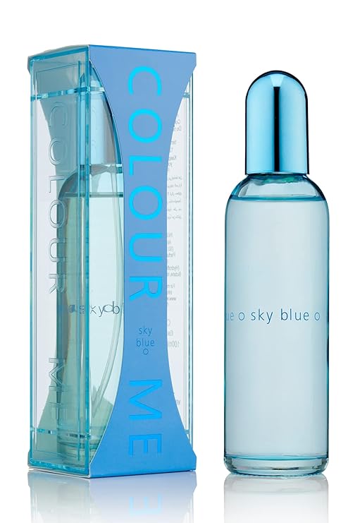 Picture of International UAE product Body perfume party scent Colour Me Sky Blue Used for female - 100 ml