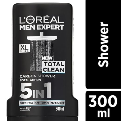 Picture of International Thailand product Loreal Shower gel Total clean 5 in 1 used for male - 300 ml
