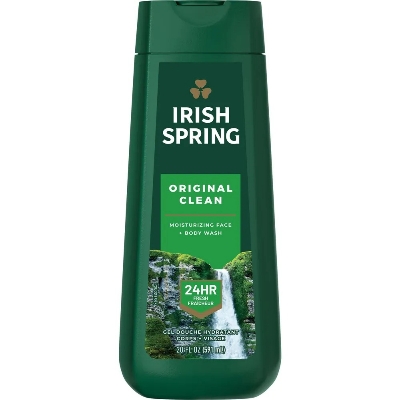Picture of International Thailand product Skin care Irish Spring clean shower gel used for male female - 591 ml