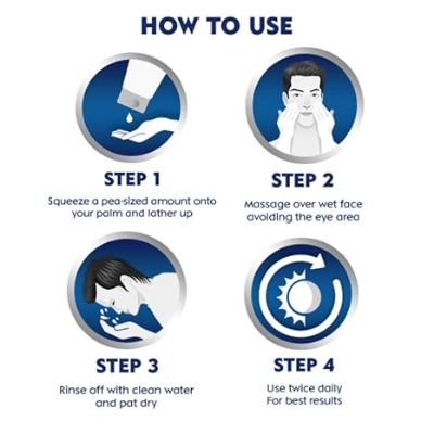 Picture of Indian product Skin care Nivea Men Oil Control face wash used for male - 100 ml