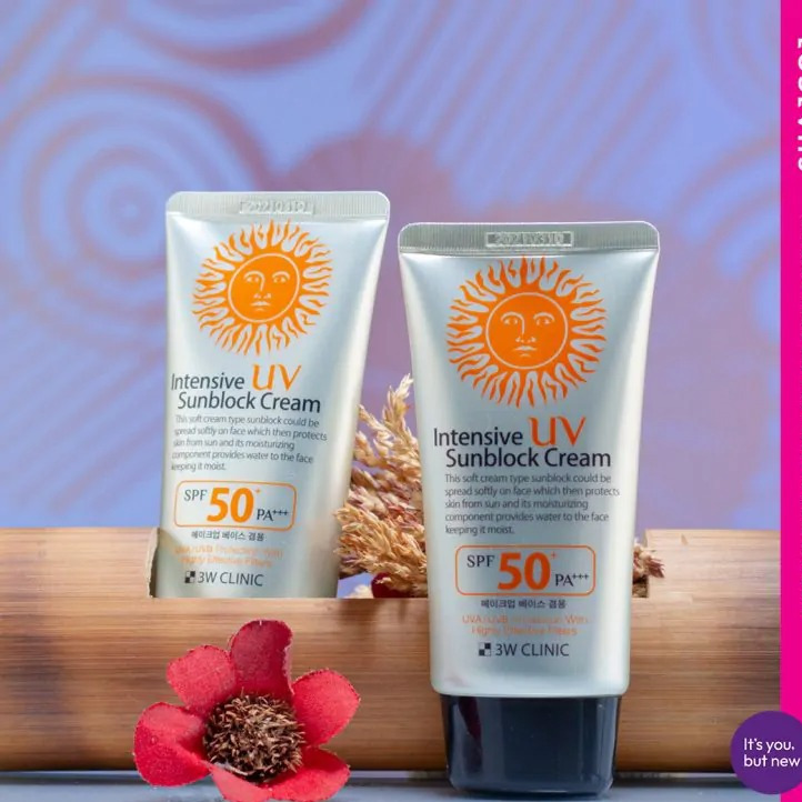 Picture of International Korean Product 3W Clinic Intensive UV Sunblock Cream SPF 50+PA+++ (70m