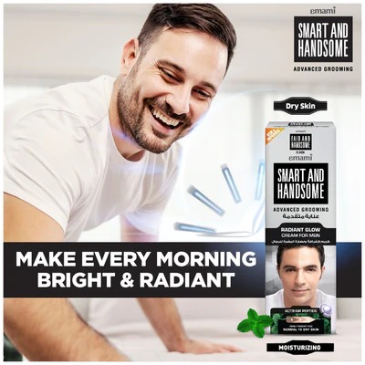 Picture of International Dubai Product Emami Smart & Handsome Radiant Glow Cream for Men-100gm