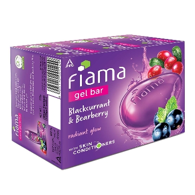 Picture of International Indian Product Fiama Di Wills Gel Bar, Blackcurrant and Bearberry, 125g