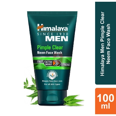 Picture of Indian product Skin care Men Pimple Clear Neem Wash face wash used for male - 100 ml