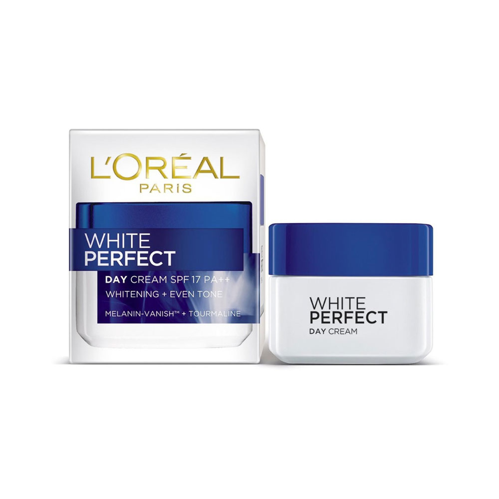 Picture of International European product Skin care Loreal paris White perfect day cream used for male/ female - 50 ml
