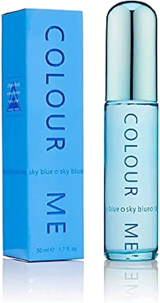 Picture of International UAE product Body perfume party scent colour me  Sky Blue Used for female - 50 ml
