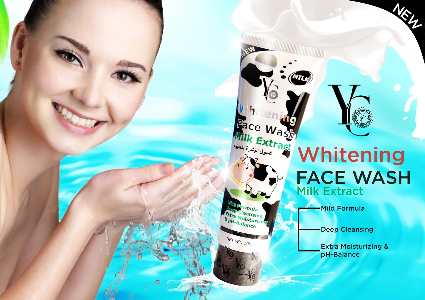 Picture of International Thailand Product YC Milk Extract Face Wash 100 Ml
