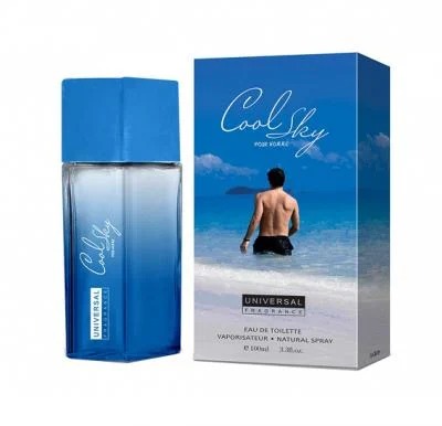 Picture of International UAE product Body perfume perty scent Universal Cool Sky for male - 100 ml