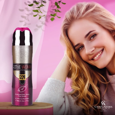 Picture of International France Product Active Woman Body Spray used for female- 200 ml