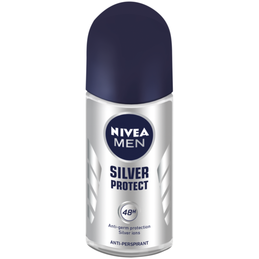 Picture of International Germany product Deodorant Roll on NIVEA MEN Silver Protect used for male - 50ml