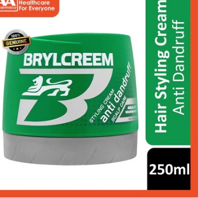 Picture of International Indonesia Product  Brylcreem Anti-Dandruff Styling Hair Cream With UV Protection 250mL