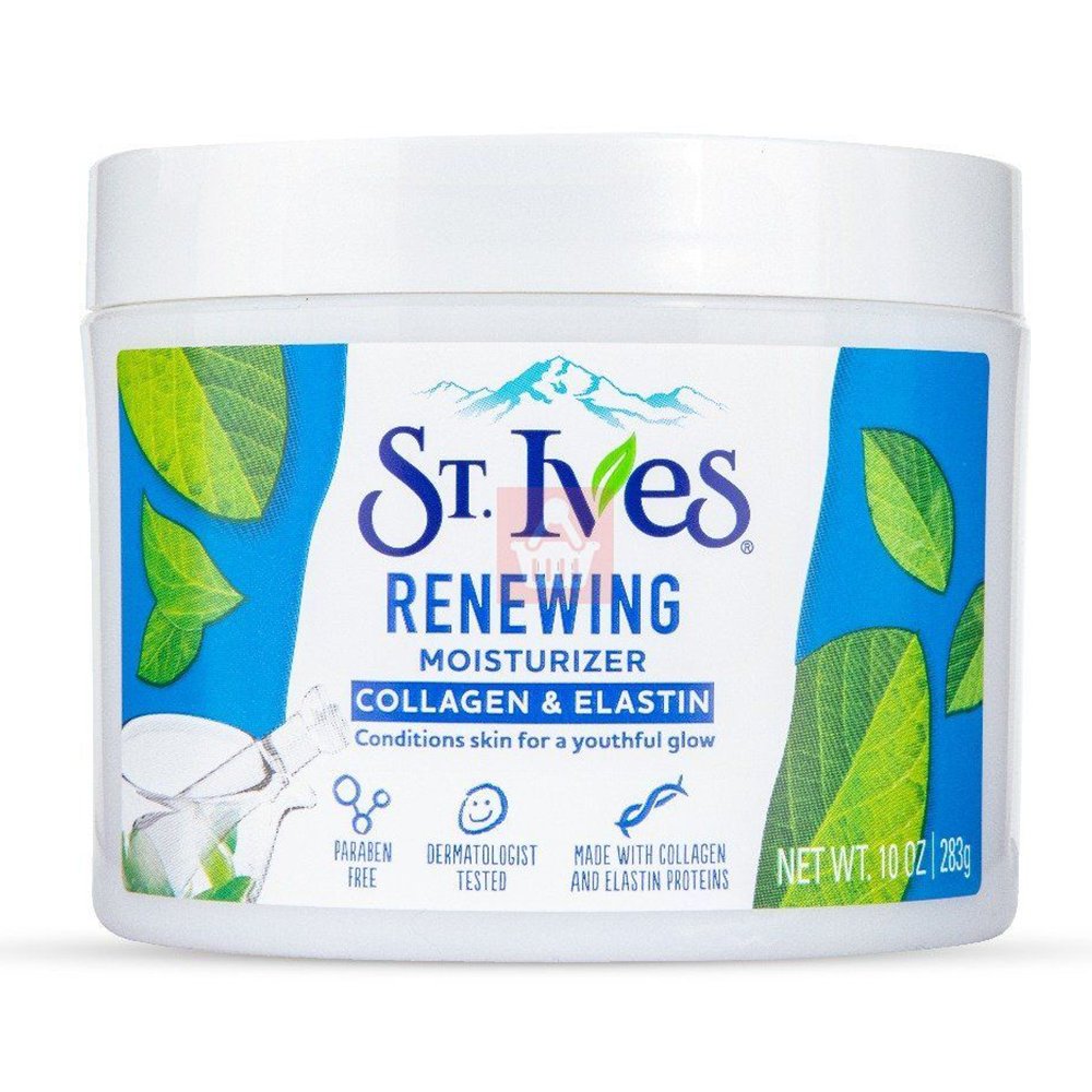 Picture of International France product St Ives cream Renewing collagen Elastin facial moisturizer - 283 GM