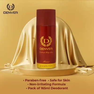 Picture of International Indian product Body Spray Denver HAMILTON Honour Used for male - 165 ml
