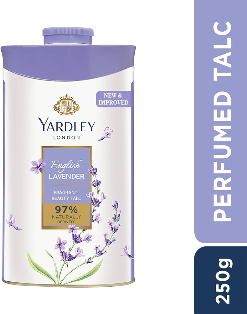 Picture of International England product Yardley English LAVENDER talcum powder used for male/ female/ baby - 250 GM