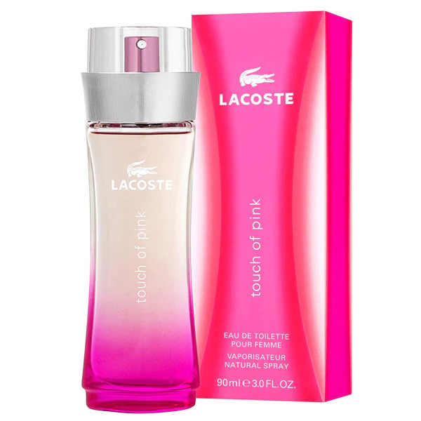 Picture of International UK product Touch of Pink by Lacoste 90ml EDT for Women-90ml