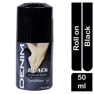 Picture of International UAE product DENIM BLACK body deodorant Roll on for male - 50 ml