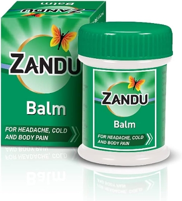 Picture of Indian product Health care Zandue Balm For headache Cold & Body pain used for male/female - 9 ml