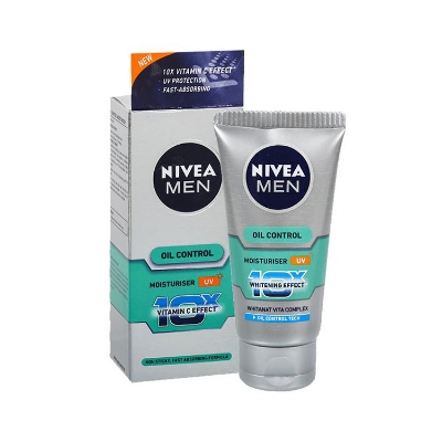 Picture of Indian product skin care Nivea men oil control moisturizer uv 10x vitamin c effect used for male - 50 gm
