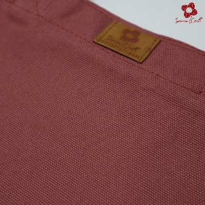 Picture of Samia Crafts 14/16 Inch Top Handle Tote Canvas Bag with Zipper -  Trendy and Aesthetic Tote Bag for Women and Girls