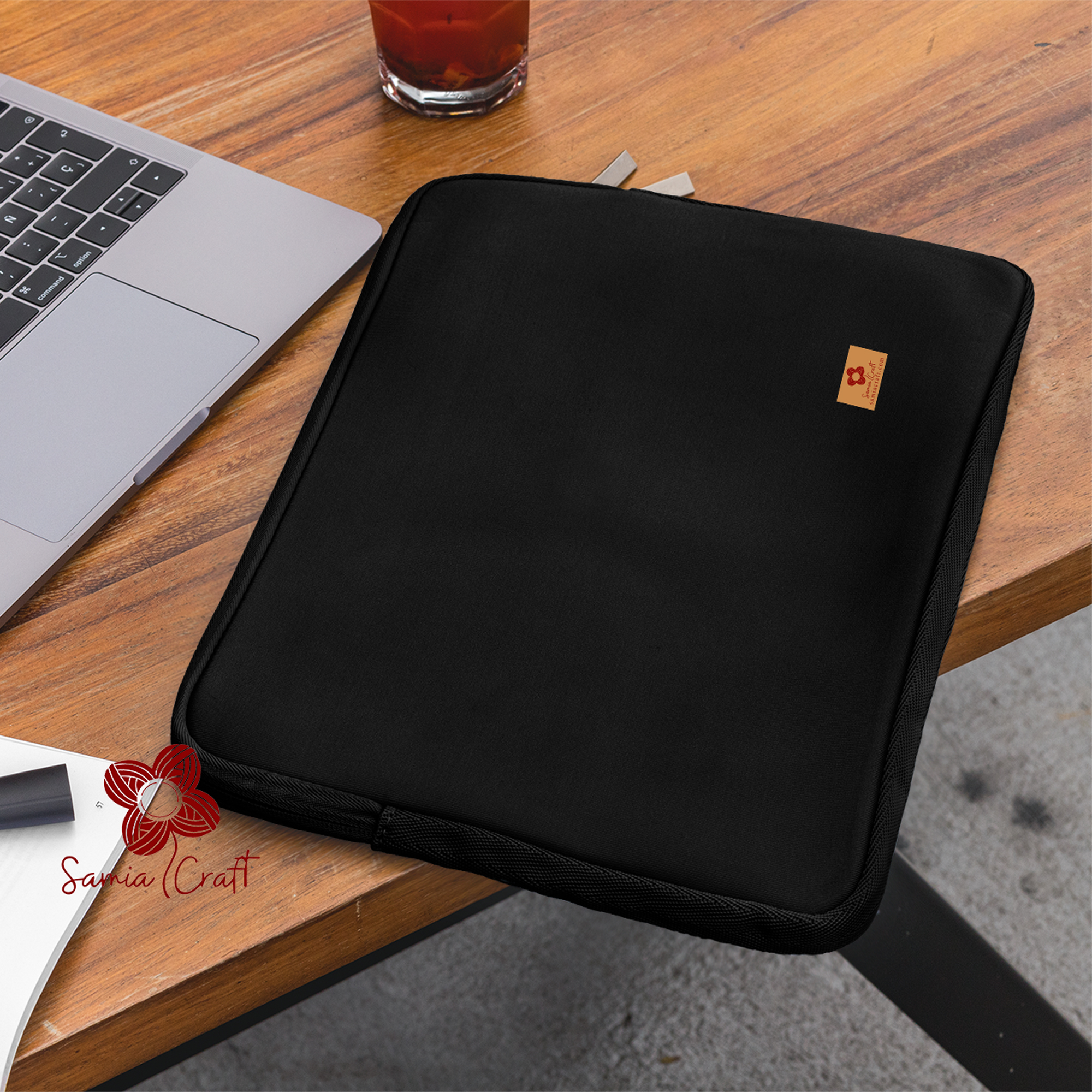 Picture of SamiaCrafts Premium Quality Laptop Bag Canvas Fabric Sleeve bag Full Water-resistant