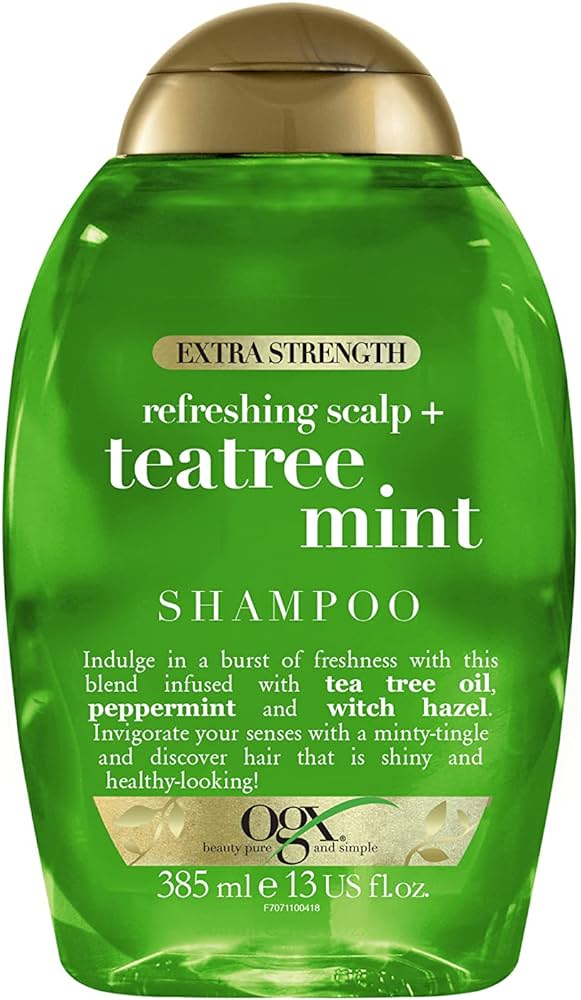 Picture of International Germany product Hair care Ogx Teatree Mint shampoo used for male/ female - 385 ml
