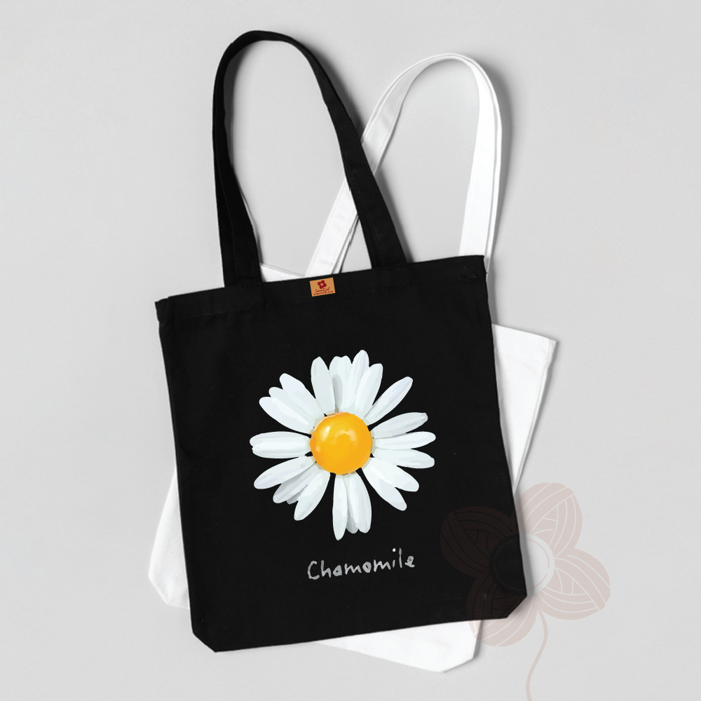 Picture of Samia Craft Unique Simple Design Printed Canvas Tote Bag - Stylish, Durable for Daily Versatile Use