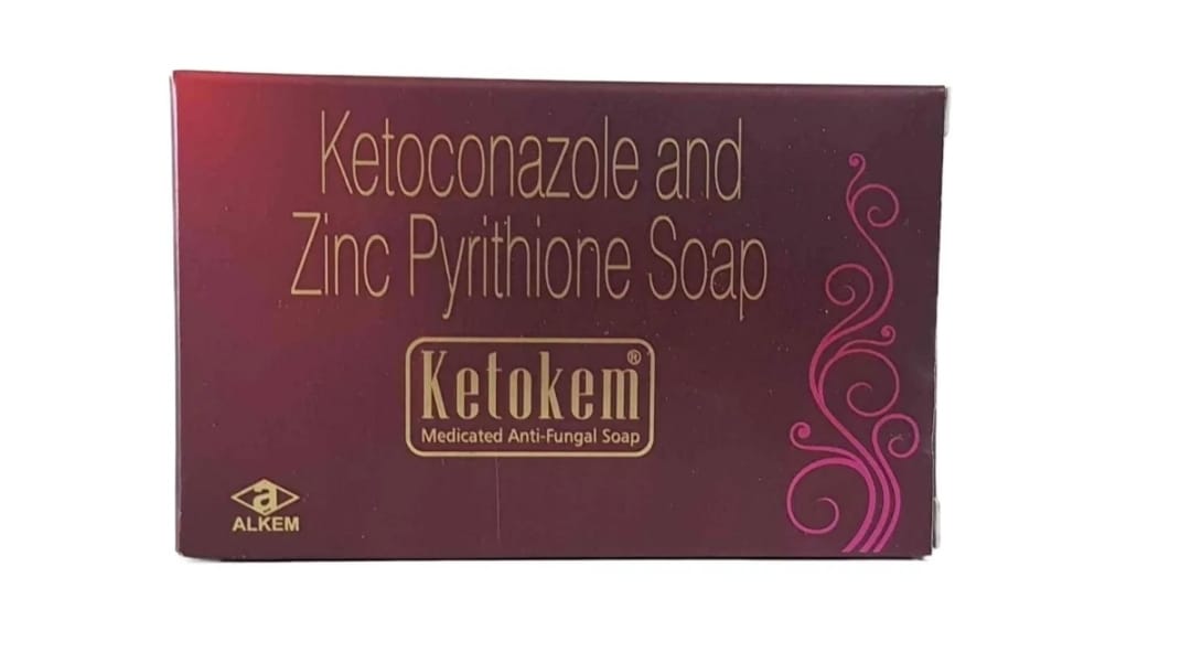 Picture of Indian p[roduct Ketokem Medicated Soap Anti Fungal Soap- 75g