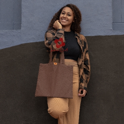 Picture of SamiaCrafts 13/14Inch Top Handle Tote Canvas Bag Coffee Color With Zipper - Simple, Plain, Solid Color Beautiful Hand and Shoulder Bag for Everyday and Daily Use Picture of SamiaCrafts 13/14Inch Top Handle Tote Canvas Bag Coffee Color With Zipper - Simple, Plain, Solid Color Beautiful Hand and Shoulder Bag for Everyday and Daily Use