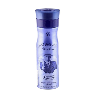 Picture of International UAE product Body Spray Creation Lamis Diable Blue used for male - 200 ml