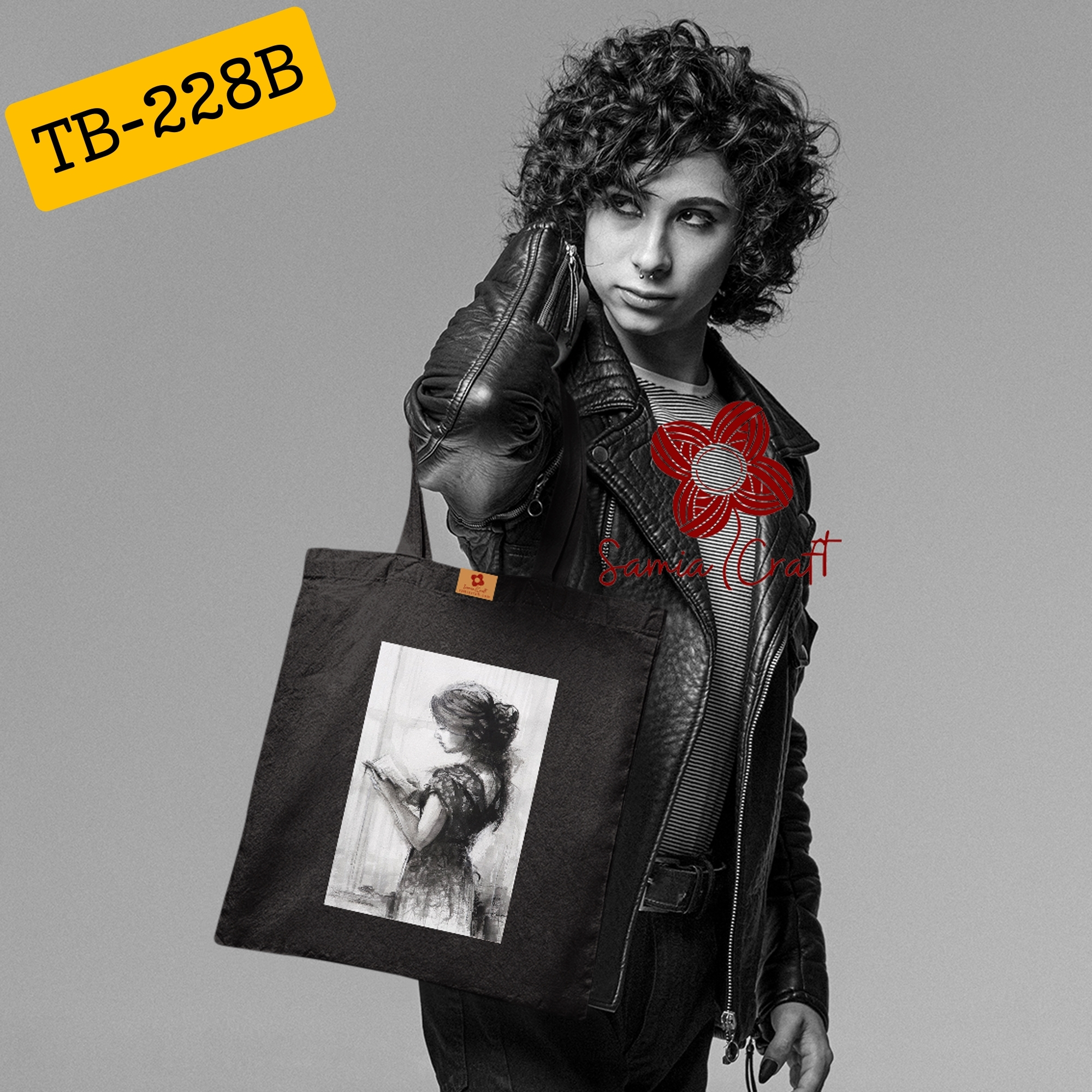 Picture of Samia Craft On-the-Go Glamour: Stylish Daily Vogue Tote Bag for Girls