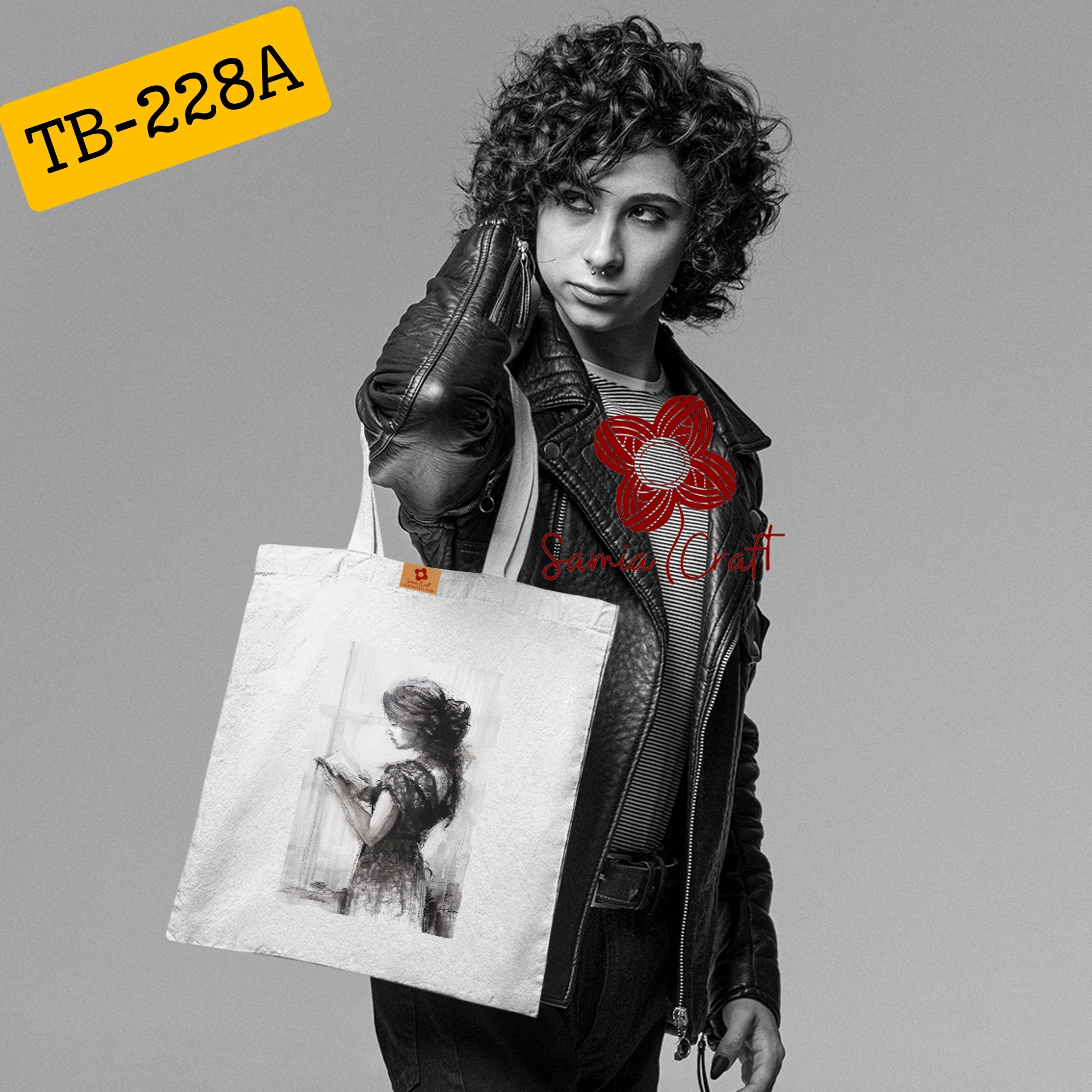 Picture of Samia Craft On-the-Go Glamour: Stylish Daily Vogue Tote Bag for Girls