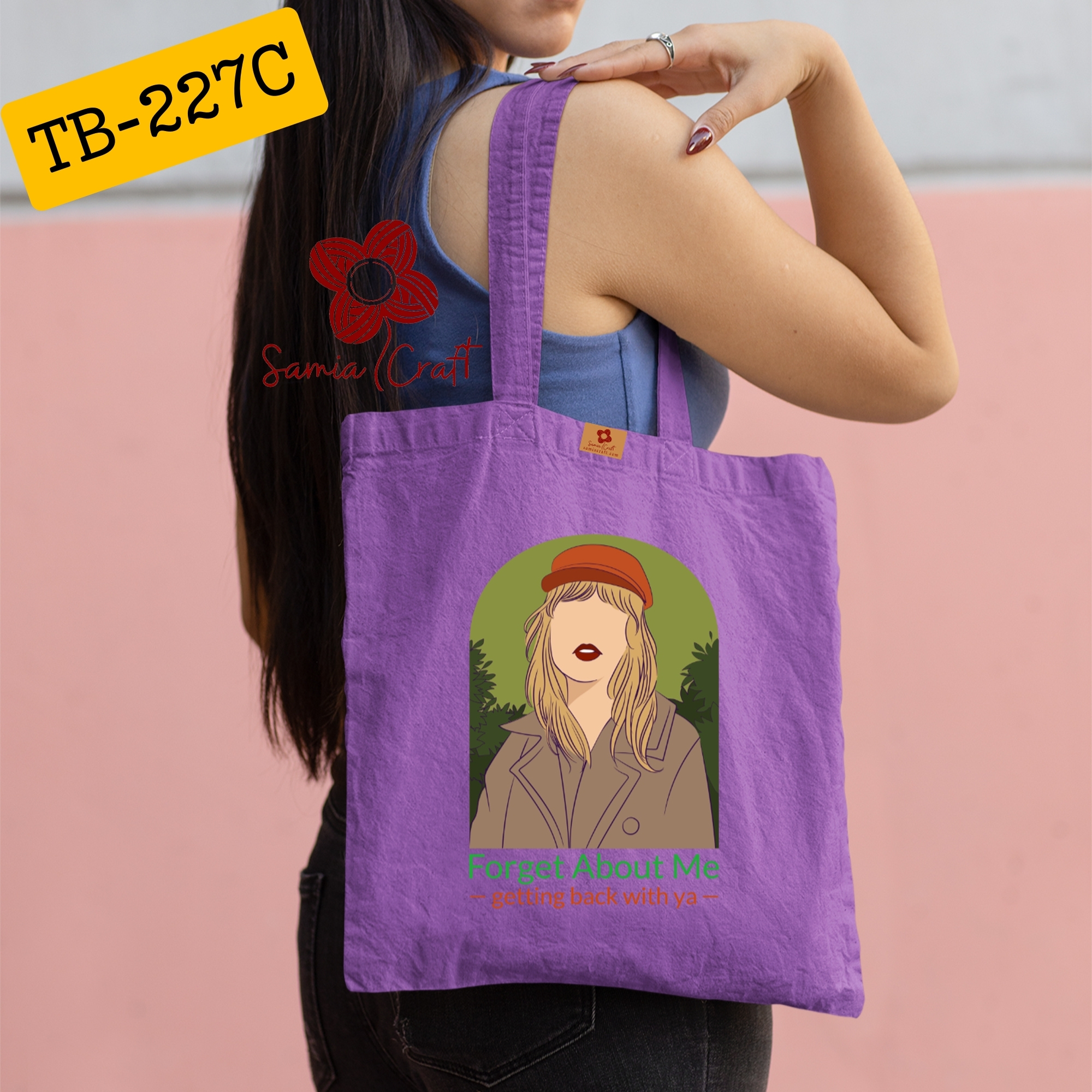 Picture of Samia Craft City Slicker Style: Eco Chic Vogue Tote Bag for Daily Vogue Adventures