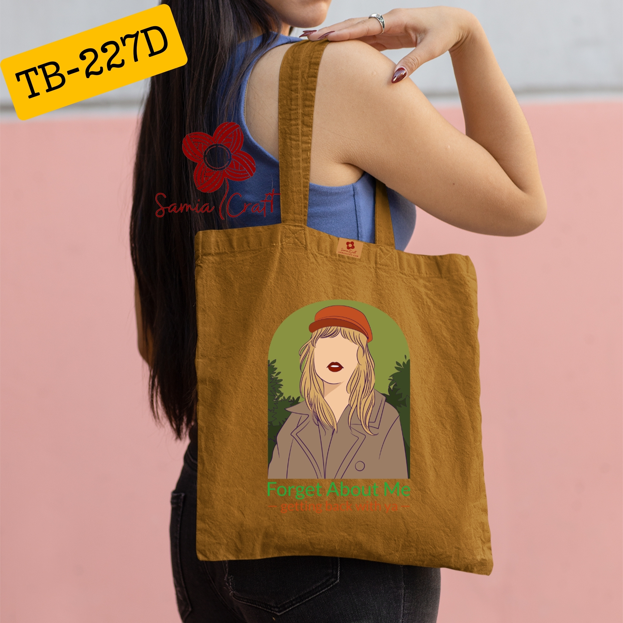 Picture of Samia Craft City Slicker Style: Eco Chic Vogue Tote Bag for Daily Vogue Adventures