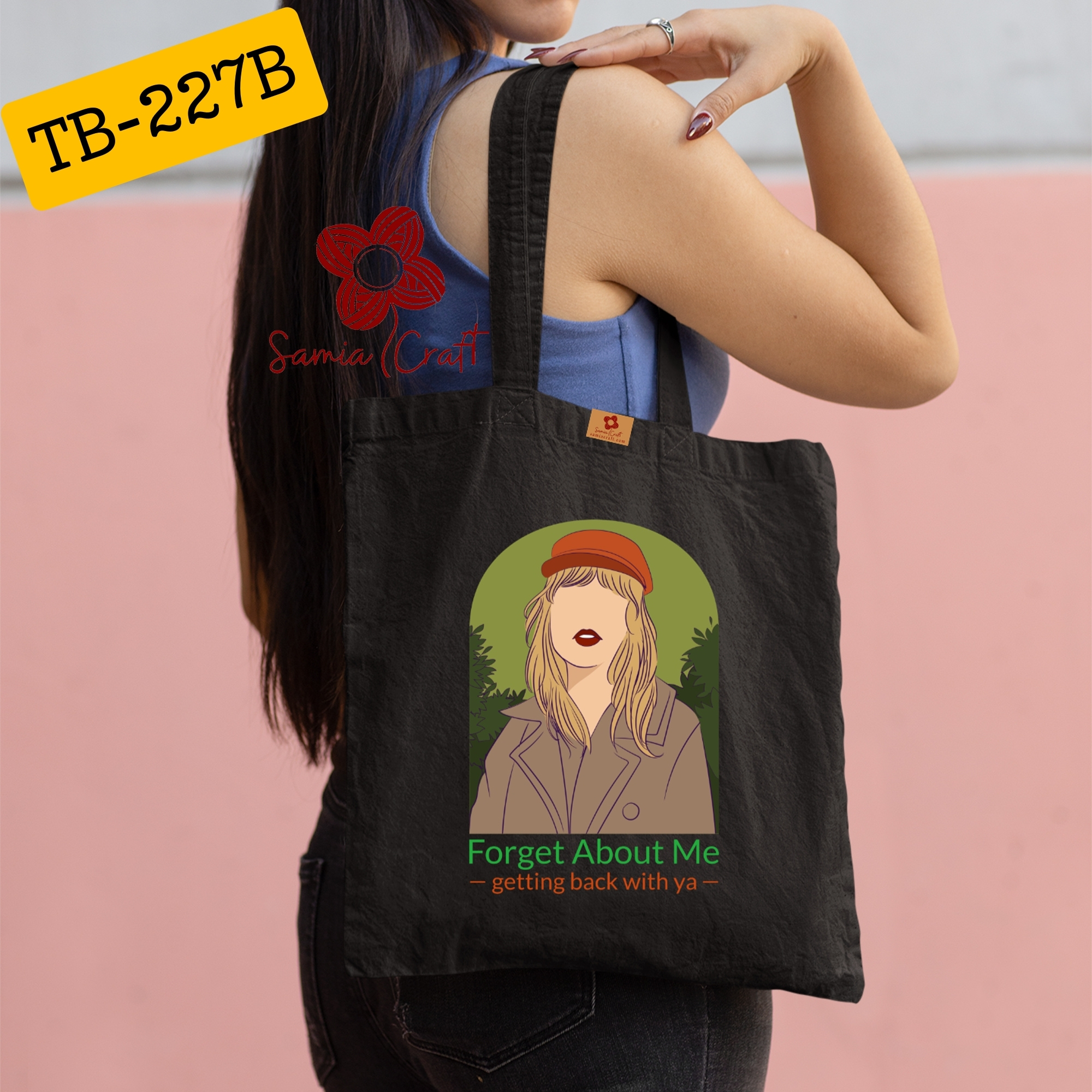 Picture of Samia Craft City Slicker Style: Eco Chic Vogue Tote Bag for Daily Vogue Adventures