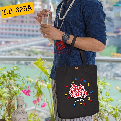 Picture of Samia Craft Tote in Technicolor: Digital Print on Canvas Eleganc