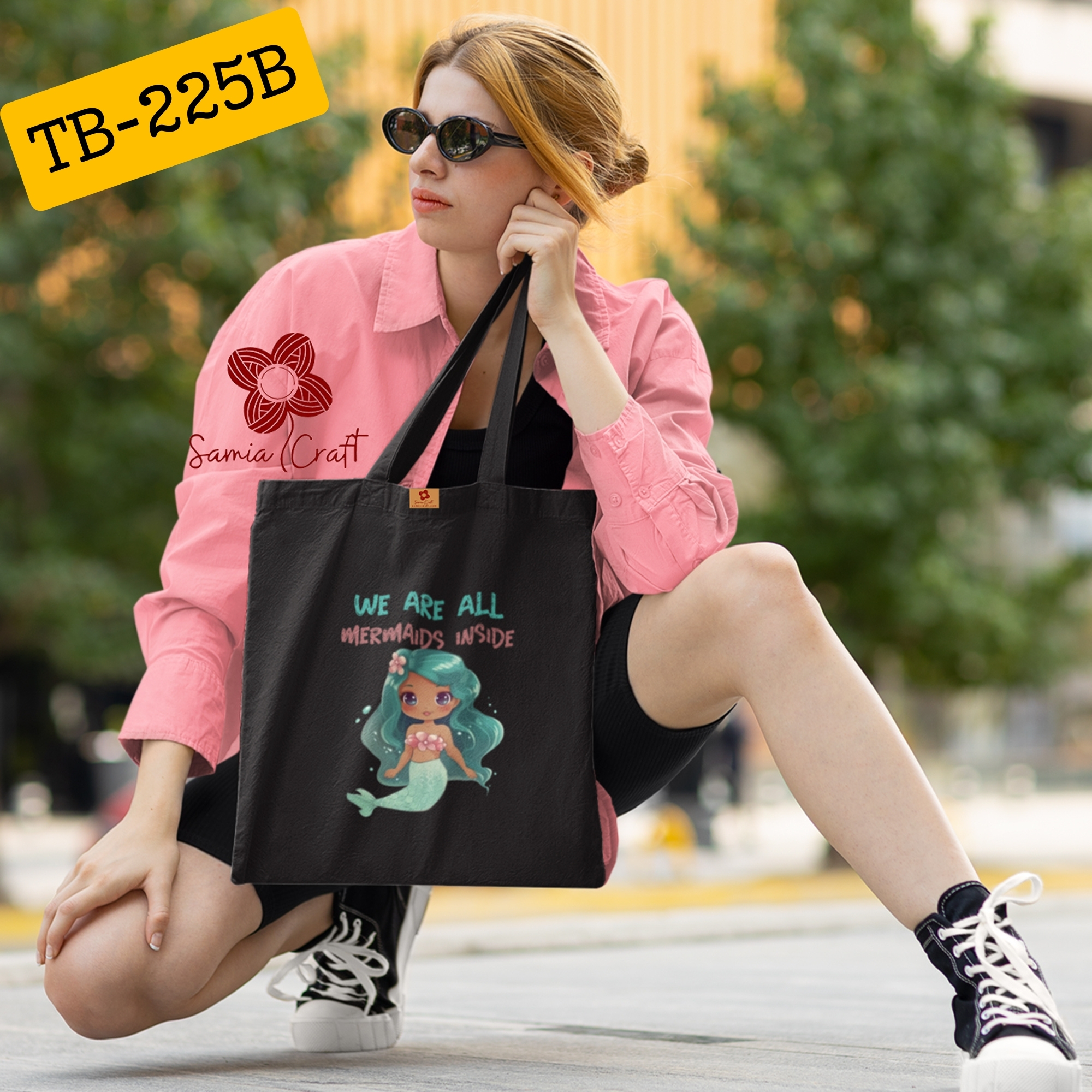 Picture of Samia Craft Class Act Chic: Daily Vogue Canvas Tote Bag for University Vogue Life