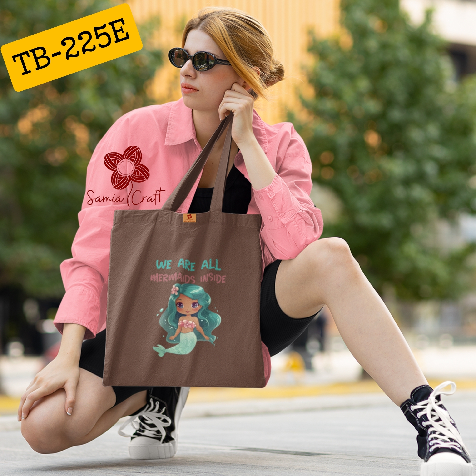 Picture of Samia Craft Class Act Chic: Daily Vogue Canvas Tote Bag for University Vogue Life