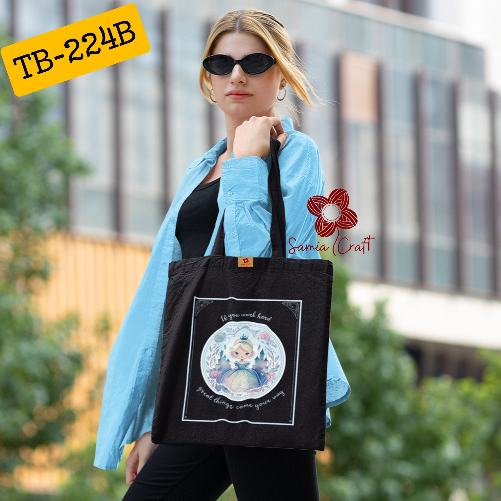 Picture of Samia Craft Smart Shopper Chic: Stylish Daily Tote Bag Essentials