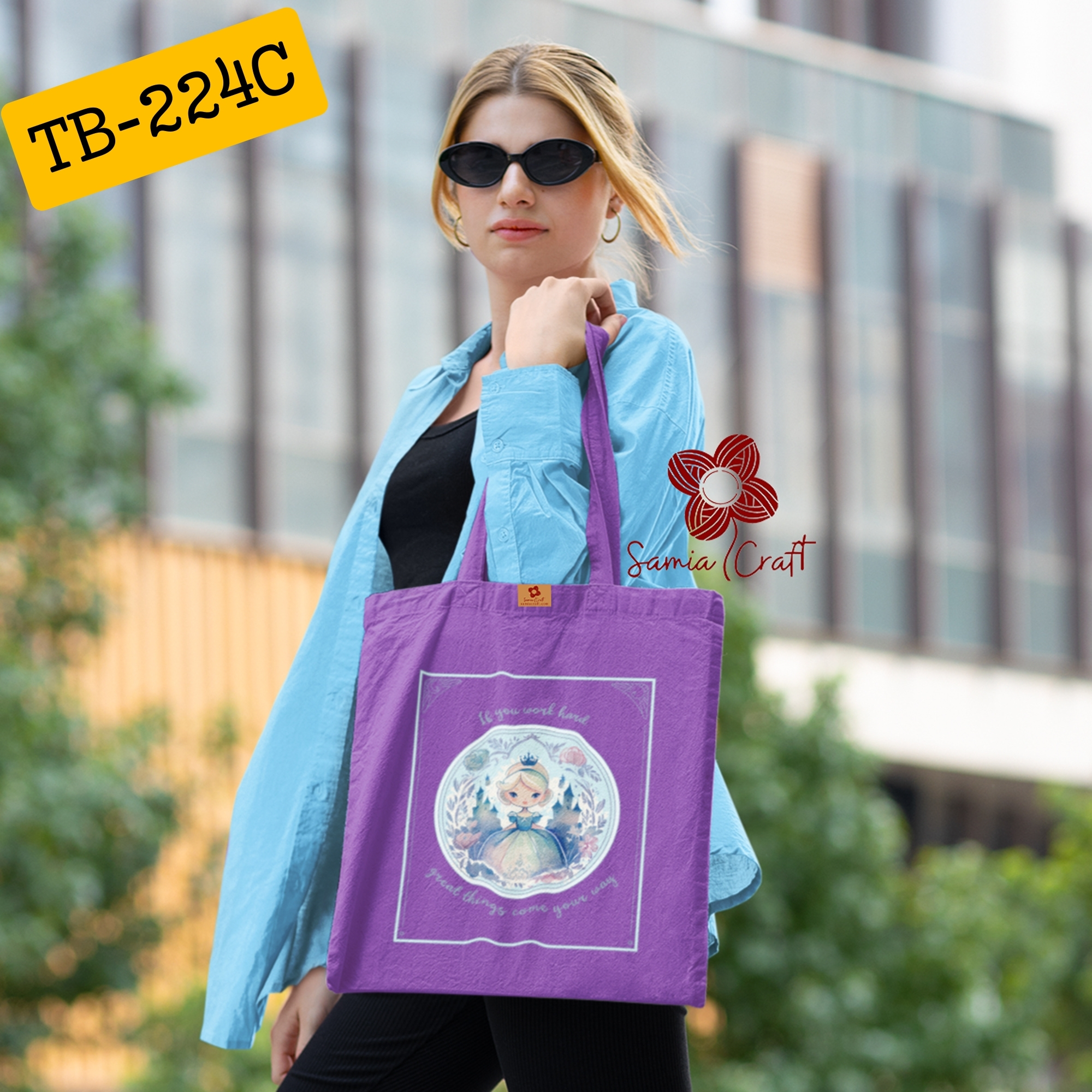 Picture of Samia Craft Smart Shopper Chic: Stylish Daily Tote Bag Essentials