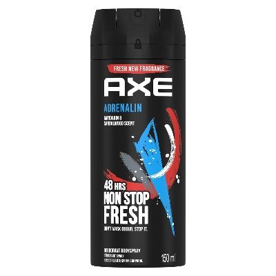 Picture of International European product Body spray A XE ADRENALIN used for male - 150 ml
