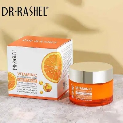 Picture of International PRC product Skin care DR.Rashel Vitamin C Night cream used for male/female - 50 gm