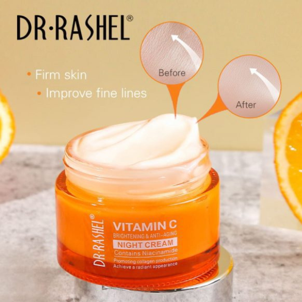 Picture of International PRC product Skin care DR.Rashel Vitamin C Night cream used for male/female - 50 gm